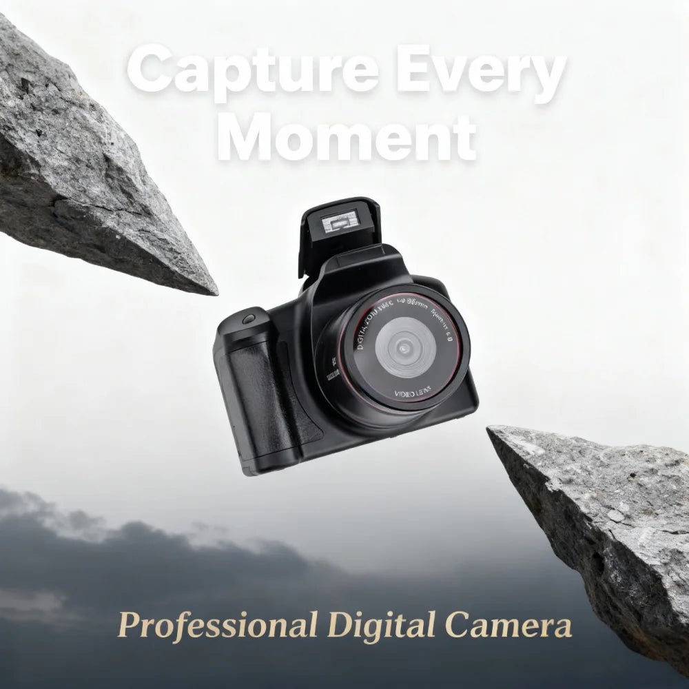 Digital Camera Portable 16X Zoom Video Camcorder Photography Telephoto Camera For Students Beginner Professional Photographer